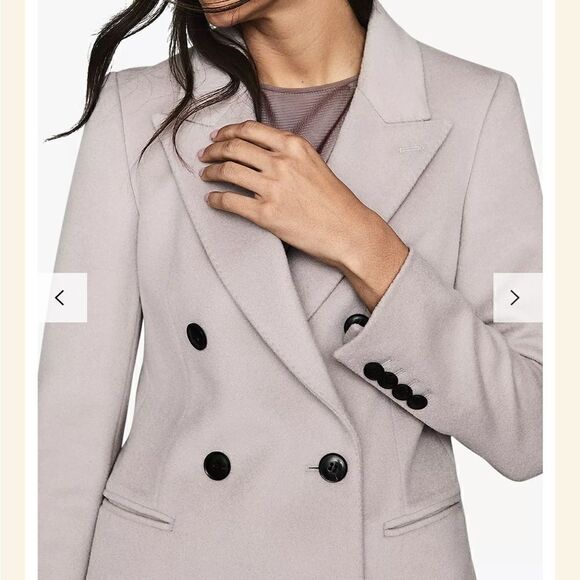 Reiss maddie line wool longline coat size 10 - Picture 4 of 16